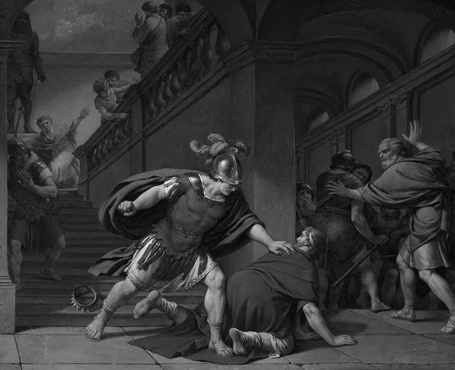 Убийство Сервия Туллия царя Рима Худ ЛуиЖанФрансуа Лагрене 1770 - фото 63