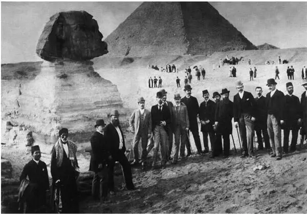 Цесаревич Николай Александрович со свитой в Египте в 1890 е Евгений - фото 50