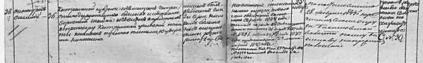 Фрагмент записи Тобольской экспедиции о ссыльных 1833 года 259 ГБУТО ГА в г - фото 77