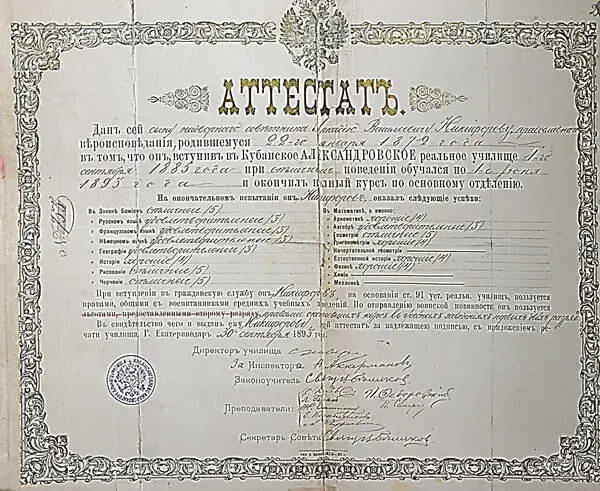 86 Медицинское свидетельство А В Никифорова 317 ГКАУ ГАСК Ф - фото 290
