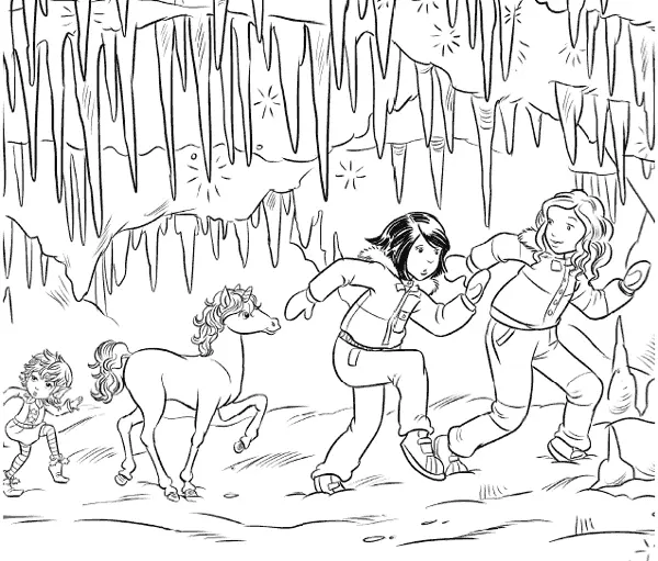 Друзья быстро выбрались из пещеры обратно на снег и холод Аиша и Эмили - фото 66