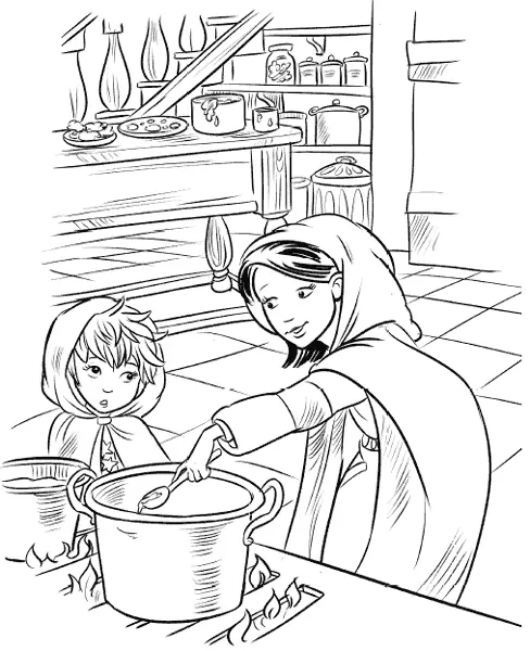 Аиша вылила добычу в кастрюлю со склизким супом и вернула ложку Смешинке - фото 80