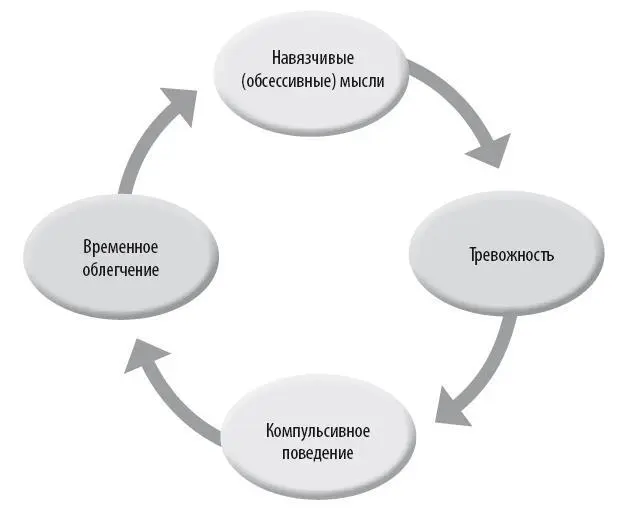 Страдающие ОКР попадают в порочный круг навязчивых мыслей эмоций и поведения - фото 172