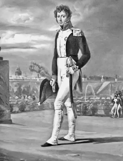 Офицер Национальной гвардии в саду Тюильри 1814 г Орас Верне Лувр Дворец - фото 61