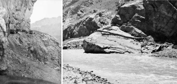 196407 Памир Приближаемся к Хорогу Наш грузовик пятый в колонне - фото 114
