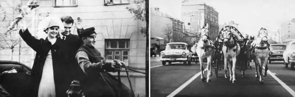 1968 Москва Свадьба Марина и Володя Саломыковы Справа птицатройка на - фото 153
