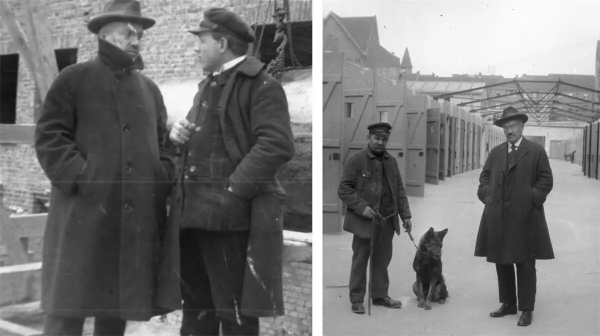 Н Е Парамонов на строительстве гаражей Берлин 1926 г А Н Е - фото 23