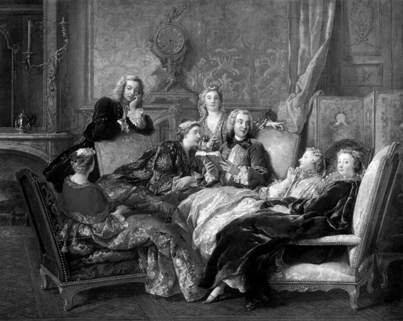 Жан Франсуа де Труа Чтение Мольера Ок 1730 Рассуждая о XII и XIII веках я - фото 36