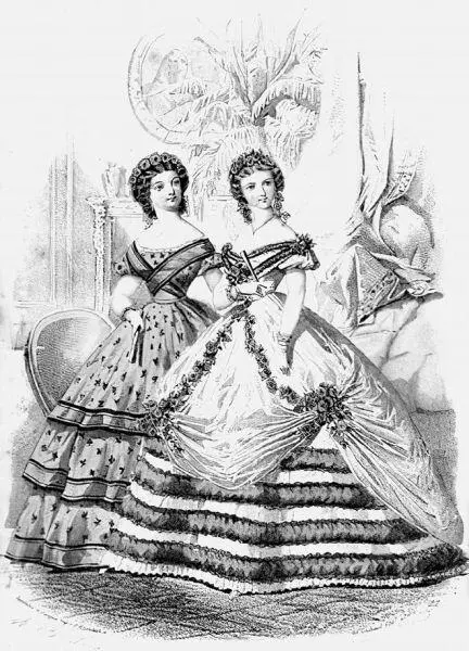Рис 34 Иллюстрация представляющая модные наряды The Englishwomans Domestic - фото 33