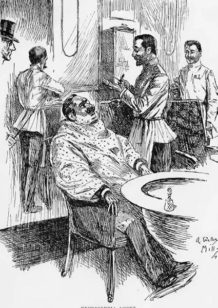Рис 54 У парикмахера 1900 г The Windsor Magazine 1900 Поход к парикмахеру - фото 53