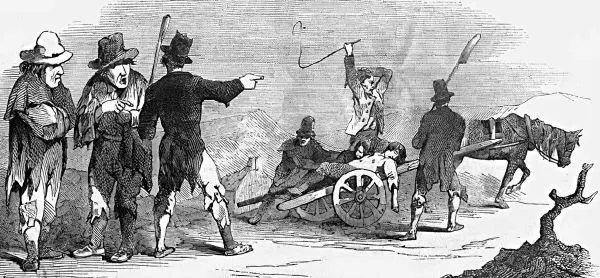 Рис 57 Картофельный голод в Ирландии 1847 г Illustrated London News 1847 - фото 56