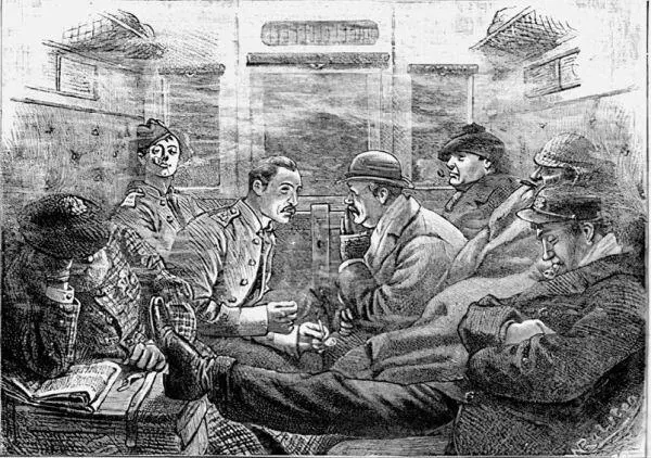 Рис 6263 Вагоны первого и второго класса в 1880 г Обстановка в вагоне стала - фото 61