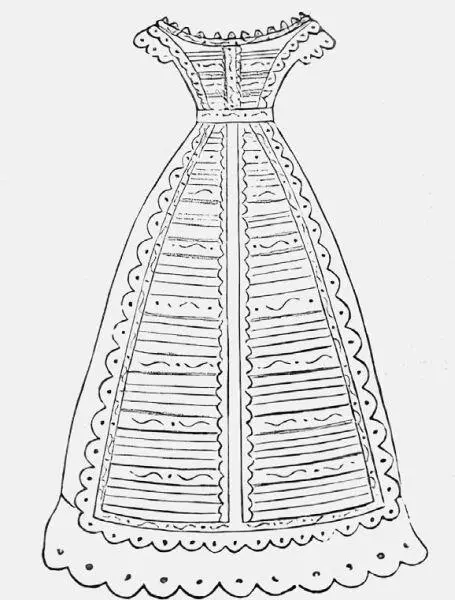 Рис 72 Четвертый слой платьице Cassells Household Guide 1869 Вера в - фото 71