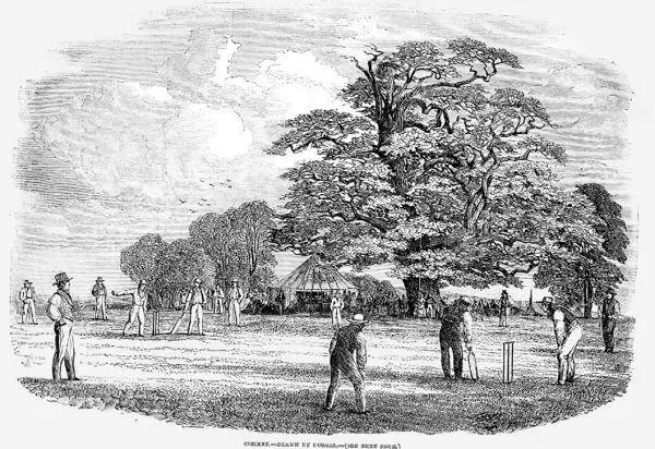 Рис 96 Крикет бросок снизу 1850 г Illustrated London News 1850 В начале - фото 96