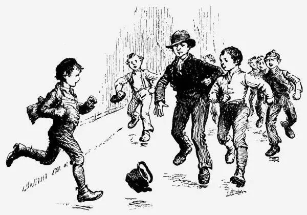 Рис 98 Мальчики на улице играют в футбол 1888 г Illustrated London News - фото 98