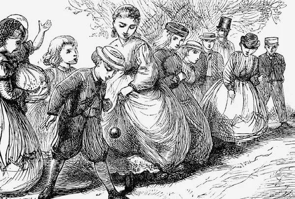 Рис 99 Игра в пятерки 1868 г The Home Book 1868 Нередко игры - фото 99
