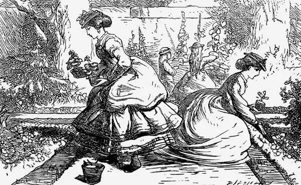 Рис 102 Садоводство слава английской девушки 1868 г The Home Book - фото 102