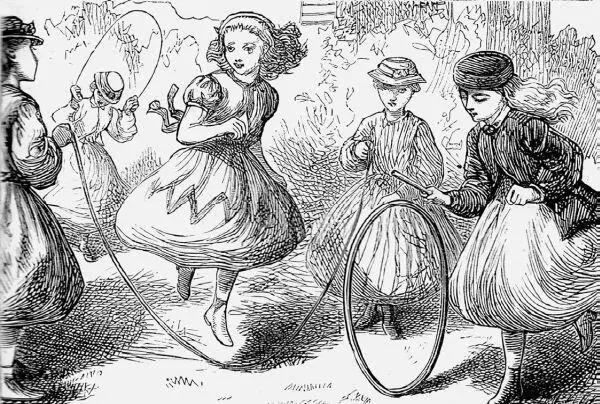 Рис 104 Игра с обручем 1868 г The Home Book 1868 Описание игры Апельсины - фото 104