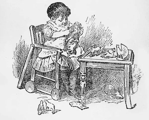 Рис 104 Игра с обручем 1868 г The Sunlight Yearbook 1887 Игрушки были и - фото 105