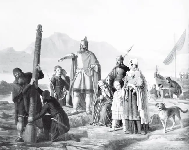 Прибытие Ингольфа в Исландию Худ Иохан Петер Раадсиг 1850 Ингольфа - фото 33