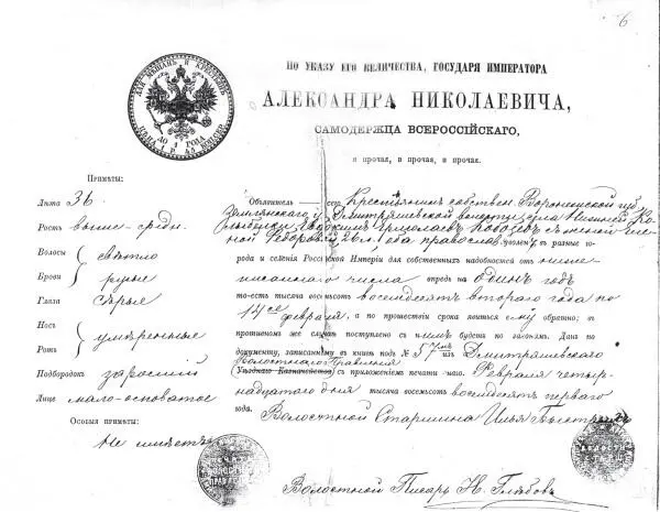 Поддельный вид на жительство Евдокима Кобозева Вера Фигнер своей рукой - фото 6