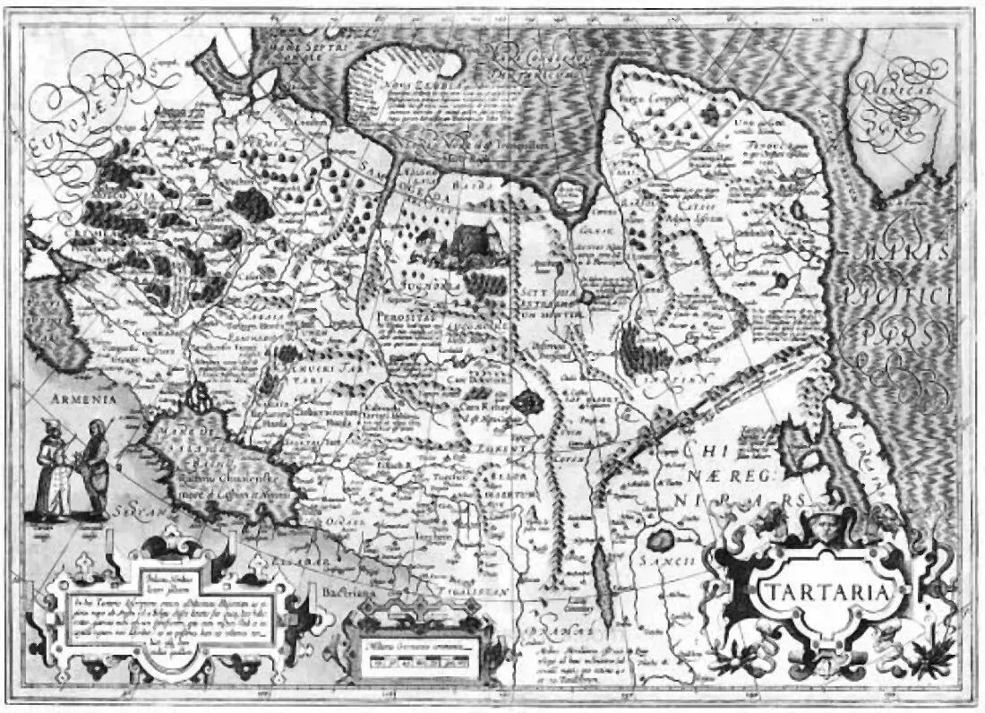 Найти Московию на этой карте начала XVII века не так просто Какойто маленький - фото 3