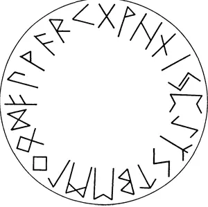 Рис 8 Руны расположенные в круговом или циклическом порядке Футхаркский - фото 6