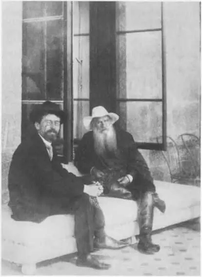 С Антоном Павловичем Чеховым в Гаспре Фото С Толстой Сентябрь 1901 г - фото 40
