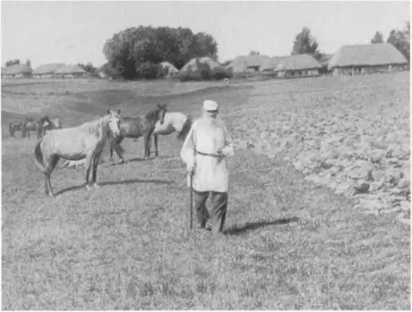 В окрестностях Ясной Поляны ФотоВ Черткова 1908 г С крестьянскими детьми в - фото 48