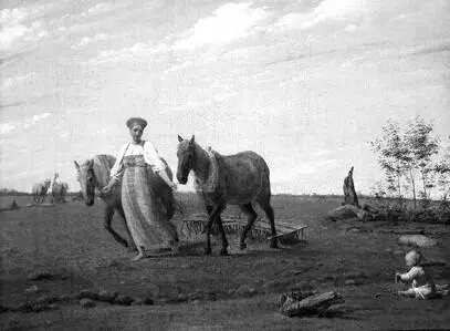 Или на символистской картине Ладо Гудиашвили В волнах Цхенис Цкали 1925 - фото 22