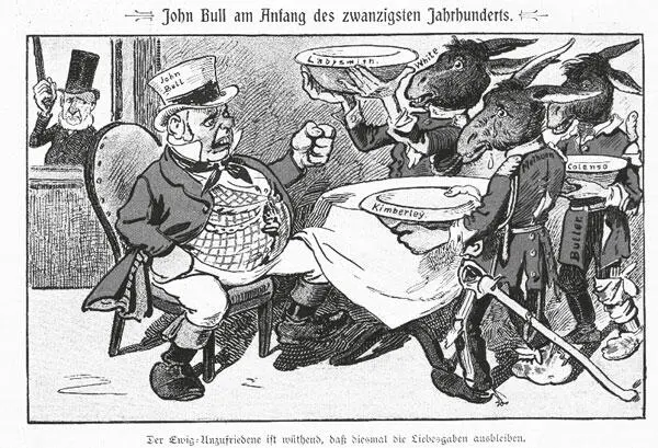 Немецкая карикатура 1899 г высмеивающая катастрофическую неспособность - фото 113