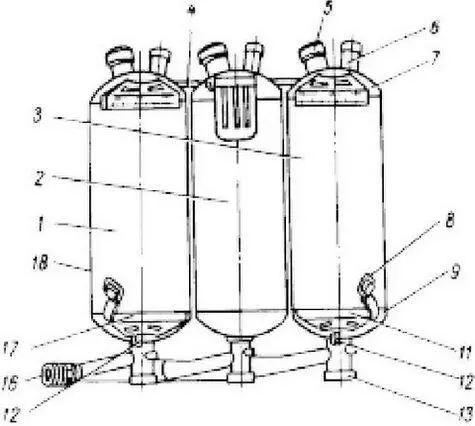 Рис 3Трехбаллонный резервуар Сб 014 1 баллон 1 Сб 0119 2 баллон - фото 3