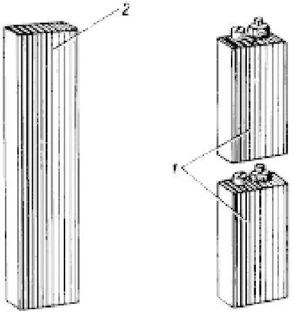 Рис 17Батарея аккумуляторов 2 КНПЗ2 2 КНПЗ2А 1 аккумуляторы 2 - фото 28