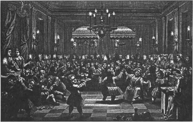 Свадьба карликов в 1710 году С современной голландской гравюры Филинса - фото 5