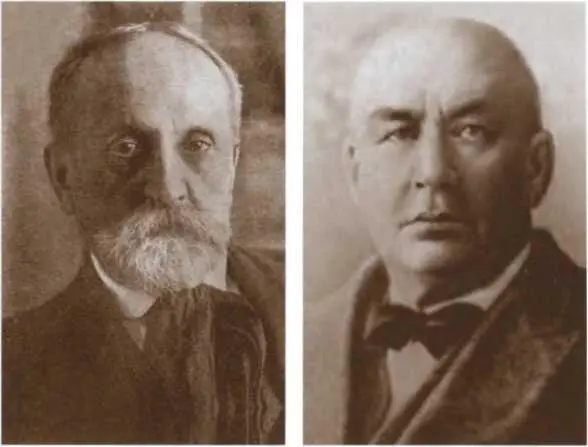 С Ф Ольденбург 18631934 гг Ф И Щербатской 18661942 гг Ю Н Рерих - фото 39