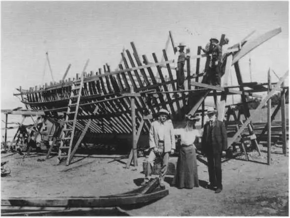 Постройка парусного судна Снарк 1906 г Снарк готов к плаванию 1907 г - фото 16