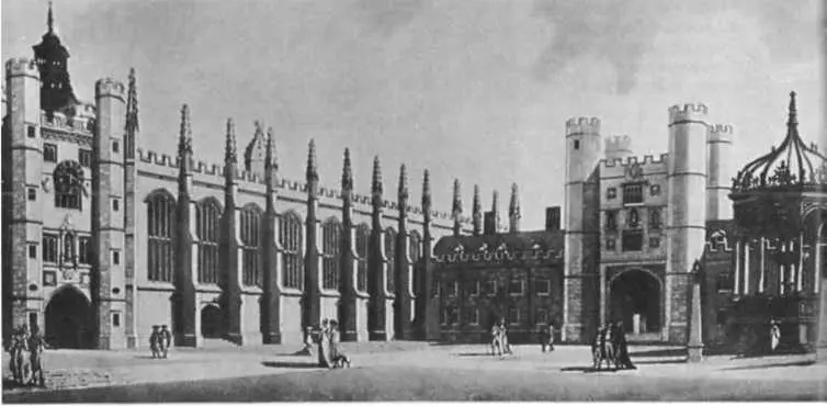Кембридж Тринитиколледж Байрон 1804 Байрон в мантии Кембриджского - фото 26