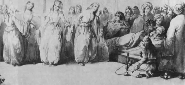 Байрон при дворе Алипаши в Янине 1809 Рисунок приписывается Ф Стоуну - фото 47