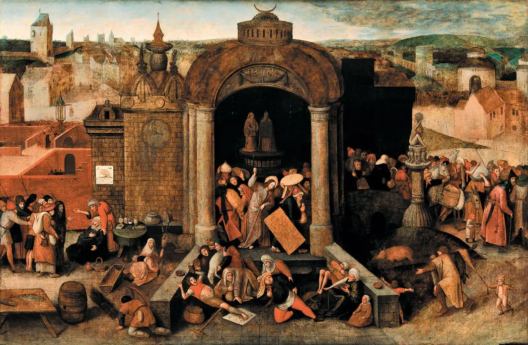 Рис 77 Изгнание торгующих из храма ок 1570 г Copenhagen Statens Museum - фото 78