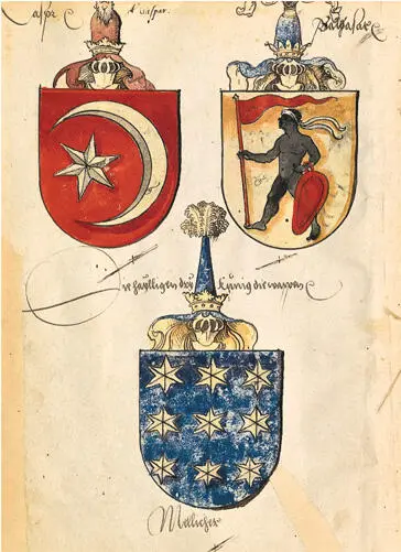 Рис 99 Гербовник Южная Германия Аугсбург ок 1530 г München - фото 100