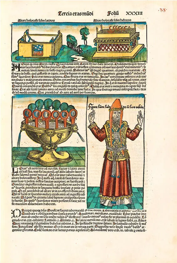 Рис 108 Одеяния первого еврейского священника Аарона брата Моисея Гартман - фото 109