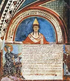 Иннокентий III Фрагмент мозаики из апсиды старой базилики Св Петра - фото 29