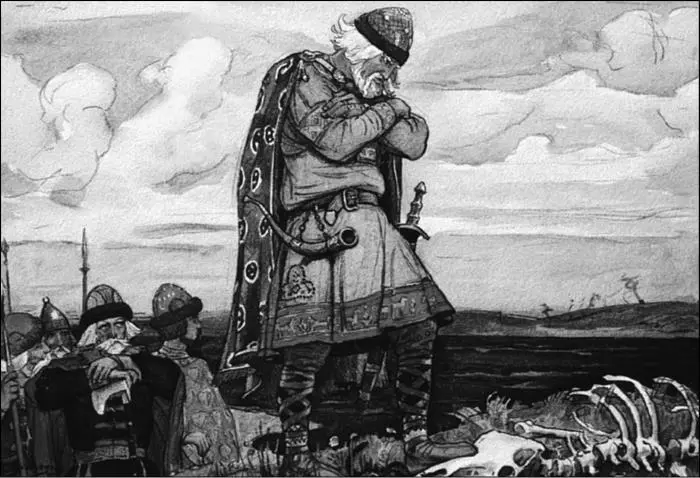 Олег Вещий С картины ВМ Васнецова Когда вести о неожиданной смерти князя - фото 22