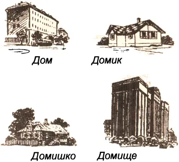 42 Уменьши слово Подбери однокоренные слова с разными суффиксами уменьшая - фото 65