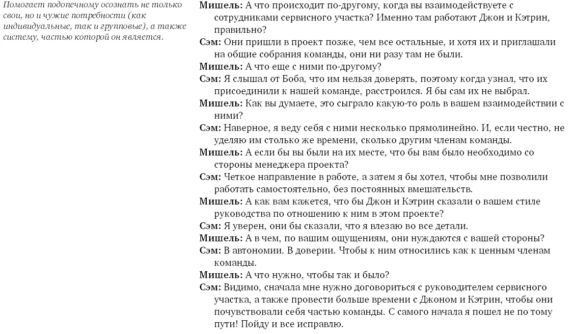 Чтобы помочь Сэму увидеть реальность яснее Мишель использует активное слушание - фото 20