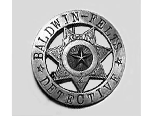 Жетон сотрудника частного детективного агентства BaldwinFelts agency - фото 14