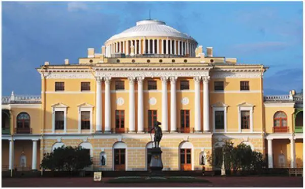 Павловский дворец Фасад центрального корпуса Современный вид СПб ГБУК - фото 13