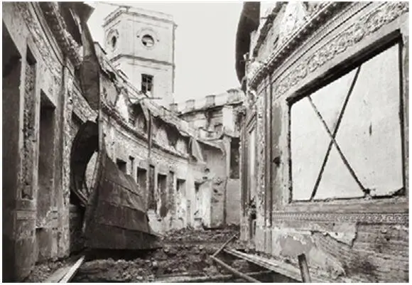 Чесменская галерея в Гатчинском дворце Фотограф М А Величко 1944 г ГБУК - фото 31