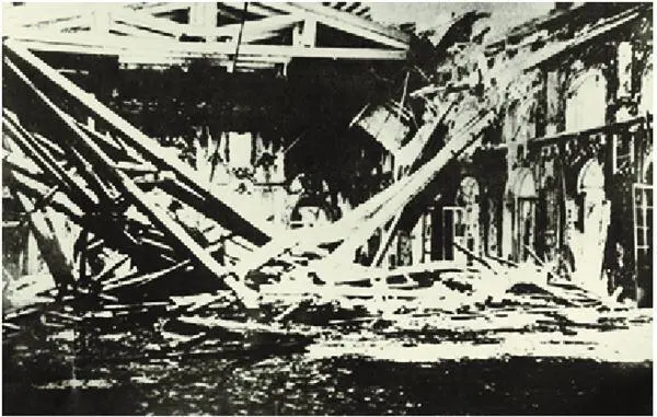 Большой зал Большого дворца 1943 г ГМЗ Царское Село Большой зал - фото 37