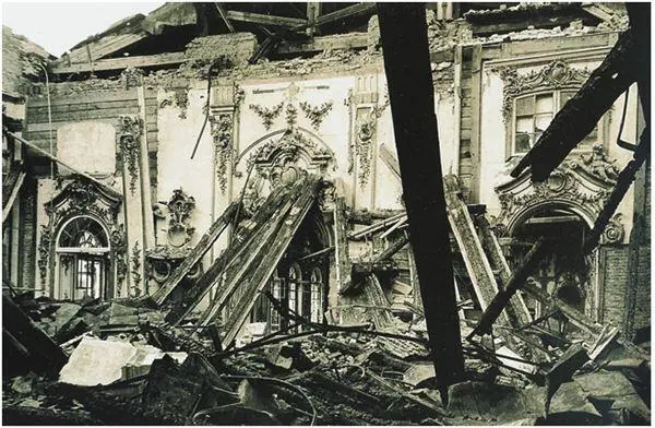 Первая антикамера Большого дворца 1944 г ГМЗ Царское Село Первая - фото 41